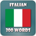 italian 300 words i android application logo